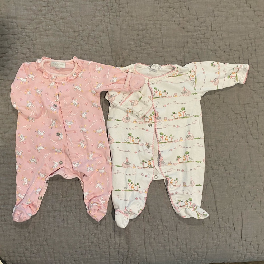 Preemie footies - kissy kissy and magnolia baby